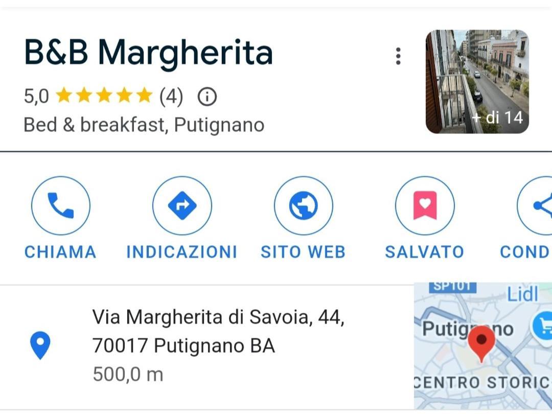 B&B Margherita Putignano Exteriér fotografie